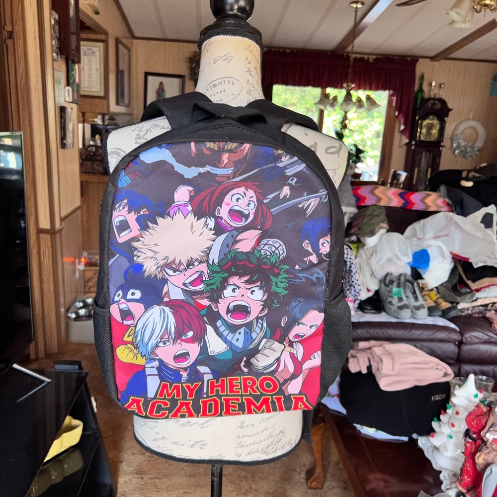Kid’s/Adult My Hero Academia anime zipper backpack
